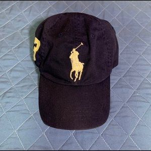 Navy Blue Ralph Lauren Polo dad hat